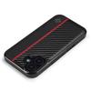 LC.IMEEKE For iPhone 16 Case Carbon Fiber Texture Leather+TPU+EVA Phone Cover