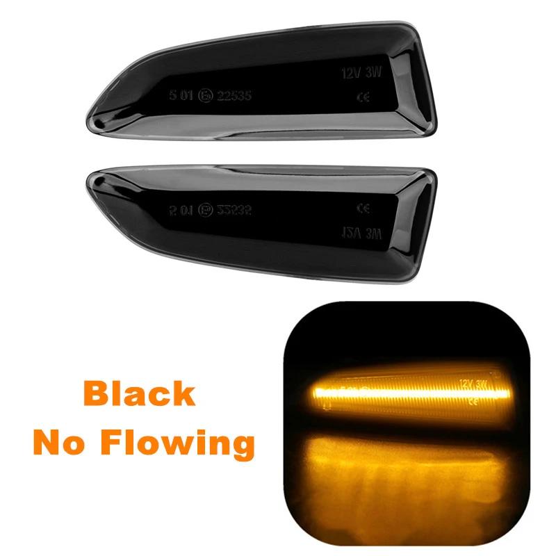 

2x динамические светодиодные боковые габаритные огни 12 В, плавный указатель поворота, боковой повторитель указателя поворота, лампа на панели для Opel Vauxhall Astra JK Insignia B