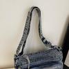 Vintage Multi-Pocket Denim Women's Bag Hand Shoulder Crossbody Bag