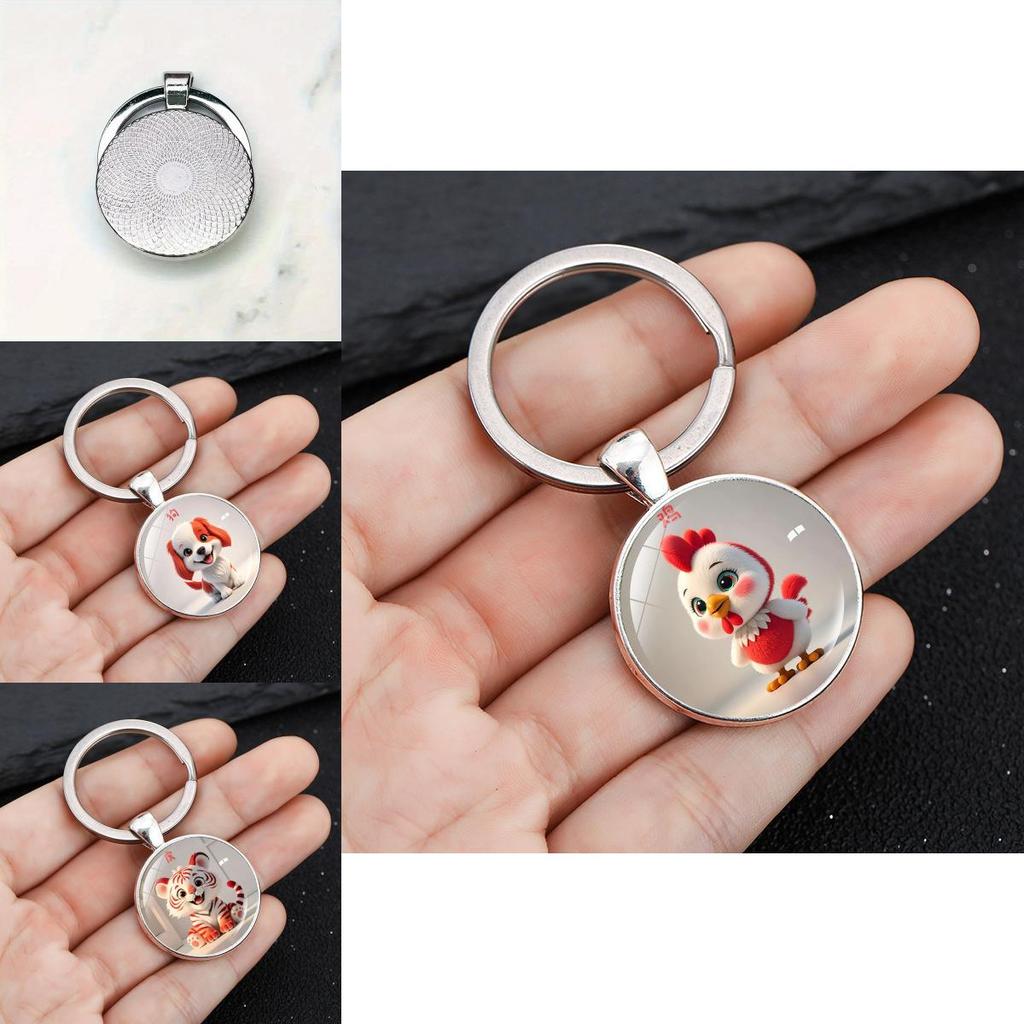 Tierkreiszeichen Schlüsselanhänger mit niedlichem Cartoon-Design Zinklegierung zum Verschenken und als Partygeschenk