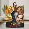 Better Call Saul Plush Throw Blanket for Bedroom  Soft Warm Flannel Custom Quality Bedspread Gift for Boys Girls