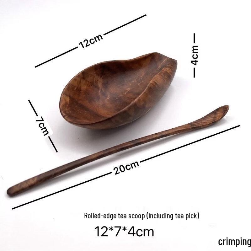 

Shangqi Black Walnut Tea Scoop with Pick