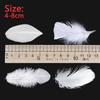 4-8Cm Feathers Decoration White 100Pcs Plumas For Crafts Small Bulk Goose Chicken Dream Catcher Making Massage House Piume Salon