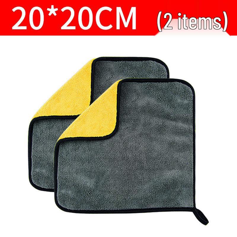 Advanced Thickened Car Wash Towel - Water Absorbent, Lint-Free Glass Cleaning Cloth