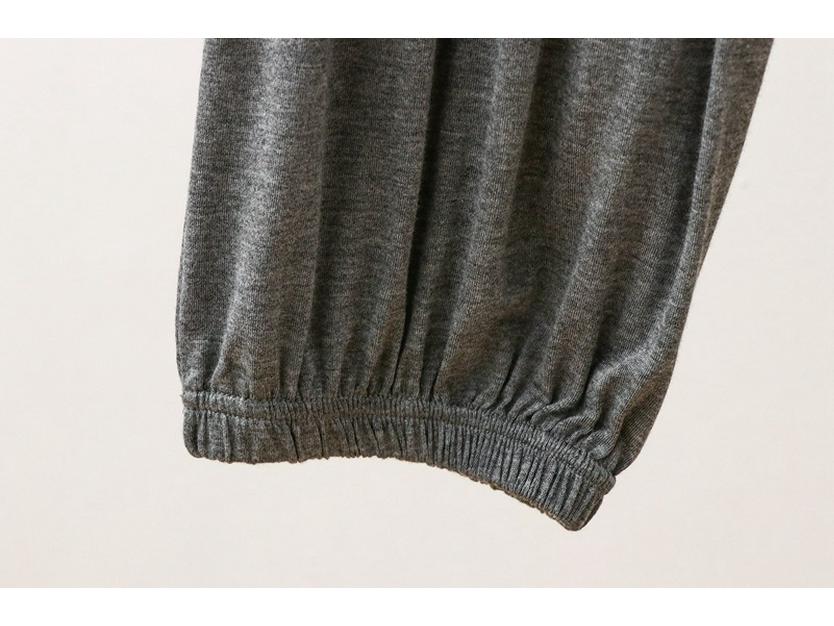 Damen 2021 High Waist Loose Fit Yoga Haremshose aus Baumwolle