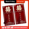 Chinese Horse Year New Year Bow Red Envelope Hard Paper Hot Gold Red Packet Thickened Tassels Lucky Red Bag New Year Gift