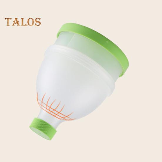 Proteinpulverbecher, Pillendose, 70 ml, auslaufsicherer Proteinpulverbehälter, Trichterdesign, tragbarer Ergänzungsbecher für Workout und Reisen