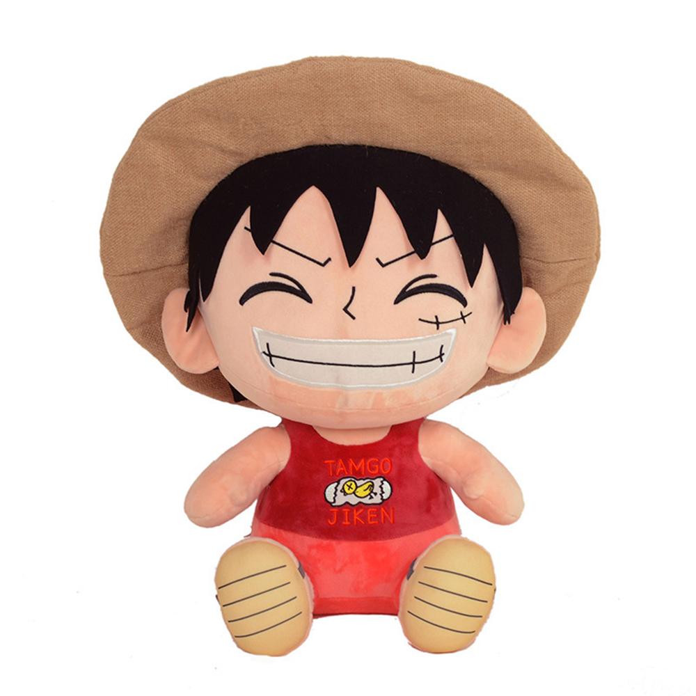 14-20cm One Piece Japan Anime Plush Toys Luffy Chopper Ace Figure Stuffed Dolls Cute Cartoon Doll Children Xmas Gifts