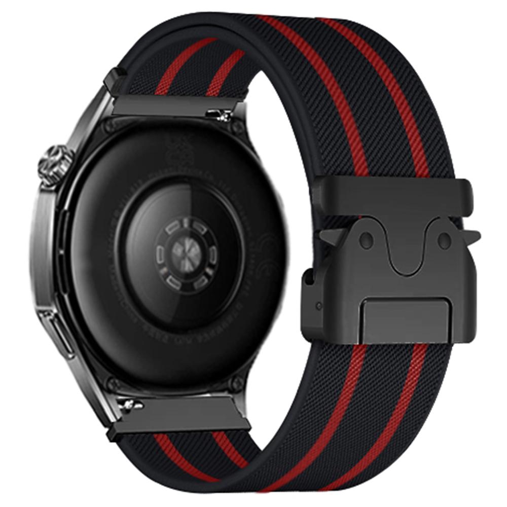 Pentru Huawei Watch GT 5 46mm Curea Ceas 22mm Design în Dungi Cataramă Parașută Curea Nailon