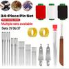 34pcs Sewing Tools Kit Household Sewing Set Needle Kit For Home Use Multifunctional Sewing Tools For Handmade Crafts