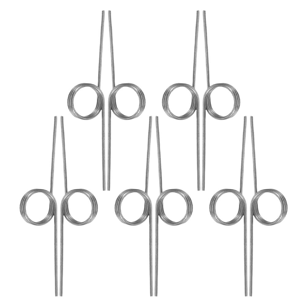 10 Stück Federzubehör Torsionsfeder Ersatzteile Aufbewahrungseimer Mülleimer Metalldraht Küchenschrankdeckel Universal