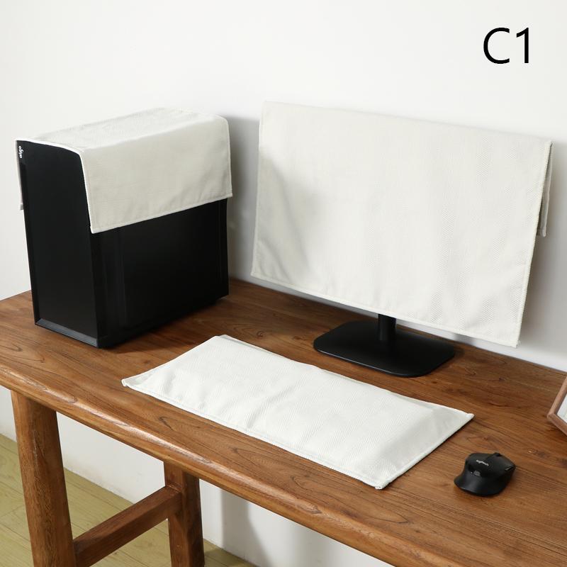 1/2/3PCS 27inch Computer Dust Cover Desktop Lcd Screen Monitor Main Box Keyboard Protective Cover for Household Dust Covers