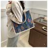 Linen Bag Hand-painted Cotton Sacks Jute Portable Imitation Sacks Linen Bags Shopping Bags Laminated Bags