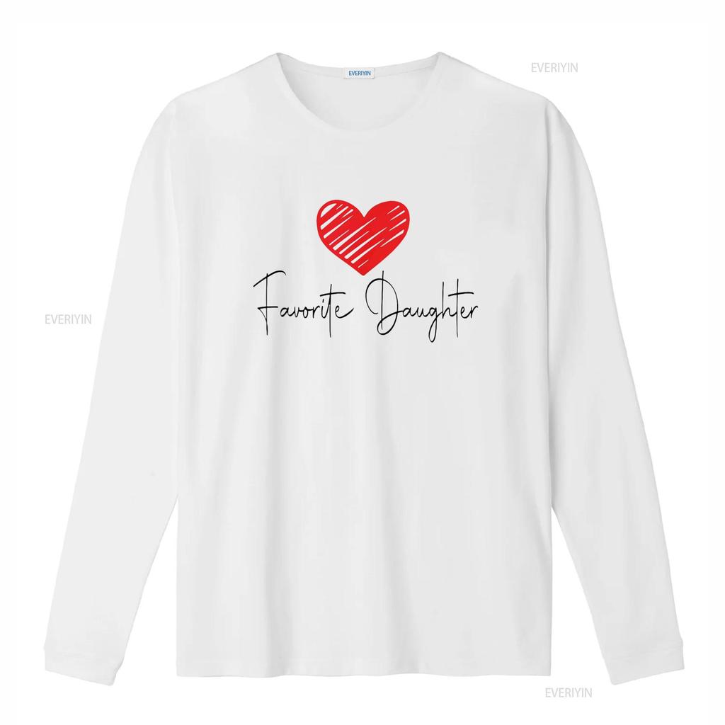 Favorite Daughter For Girls And Women T Shirt Black Vintage Washed Versatile Streetwear Slightly Breathable Unisex