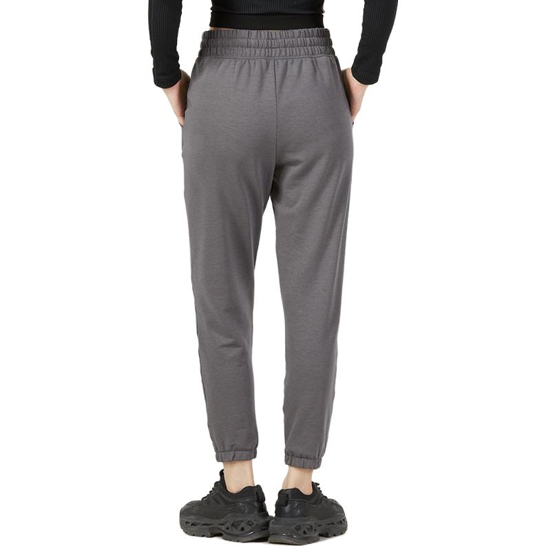 Under Armour Solid Color Drawstring Jogger Pants with Breathable Fabric Women Bottoms Black 1369854-010