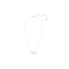 Swarovski Una Casual and Refined Cubic Zirconia Rhodium Plated Imitation Crystal Necklace for Women 5646732
