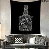 Jack Daniel'S Timeless Tennessee Whiskey Tapestry Fashion Print Background Cloth Wall Covering Decoration Work Of Art Wall Decoration