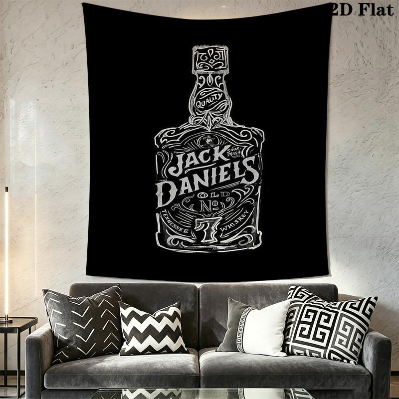 Jack Daniel'S Timeless Tennessee Whiskey Tapestry Fashion Print Background Cloth Wall Covering Decoration Work Of Art Wall Decoration