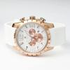 Salvatore Marra Men's Chronograph Analog Quartz Watch White PGWH with Cross Accessory