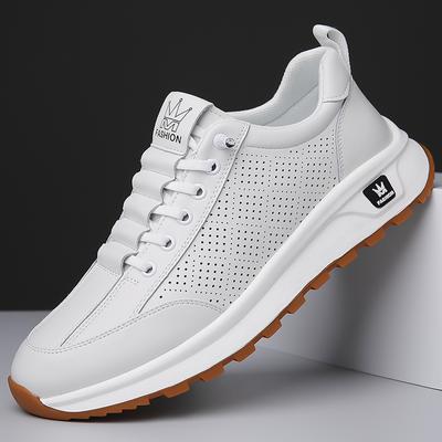 New Trendy Men Treking Footwear Non Slip Men's Low Top Sneakers Casual Retro Versatile Sports Shoes Casual Leather Male Trainers for Daily Use