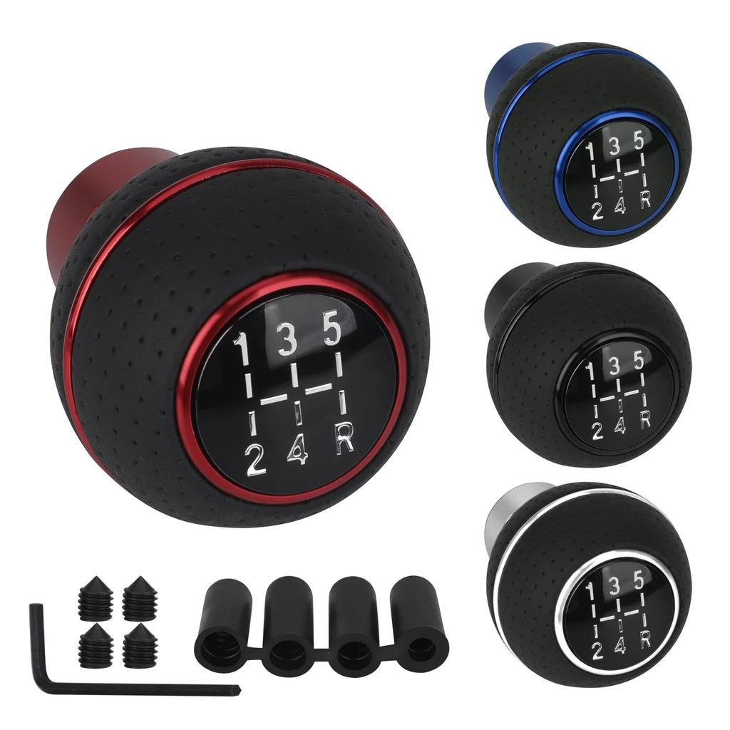 5-Gang-Aluminium-Universal-Auto-Schaltknauf M8 M10 M11 M12 für Schaltgetriebe Automatik-Schalthebel