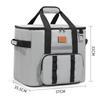 Insulated Portable Picnic and Camping Bag - Large Capacity Cold Storage Handbag with Oxford Cloth
