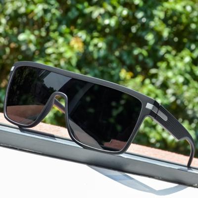 Men Sunglasses Fashionable Square Connected Body Sun Glasses Outdoor Driving Cycling Glasses Goggles Non-polarized