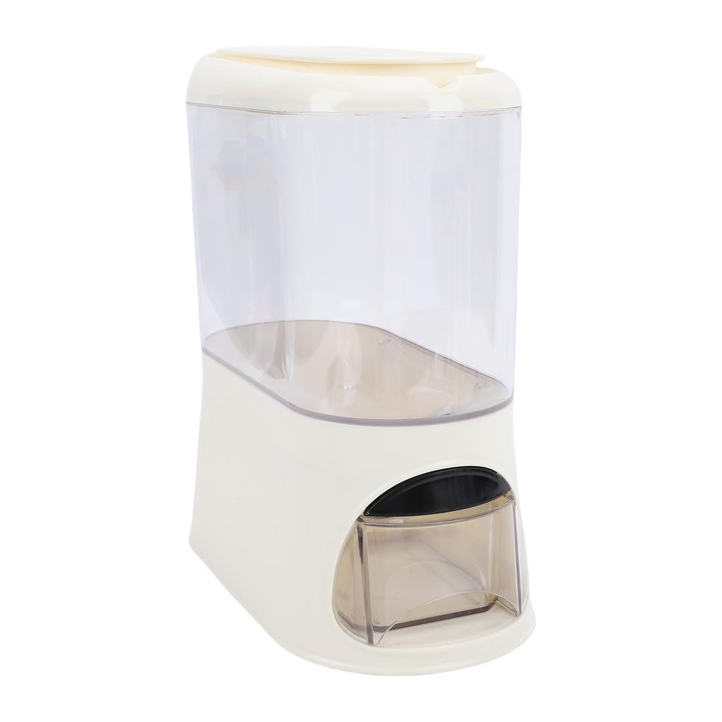 Reisspender mit Messbecher PP Versiegelt Klar Trockenfutteraufbewahrung Getreidebehälter Vorratsbehälter für Speisekammer Heimküchenorganisation