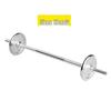 Shunshunne Men's 40KG Electroplated Dumbbell & Barbell Weightlifting Set