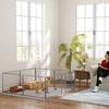 Pet Enclosure, Dog Fence, Pet Playpen, Flexibly Adjustable, Stainless Steel