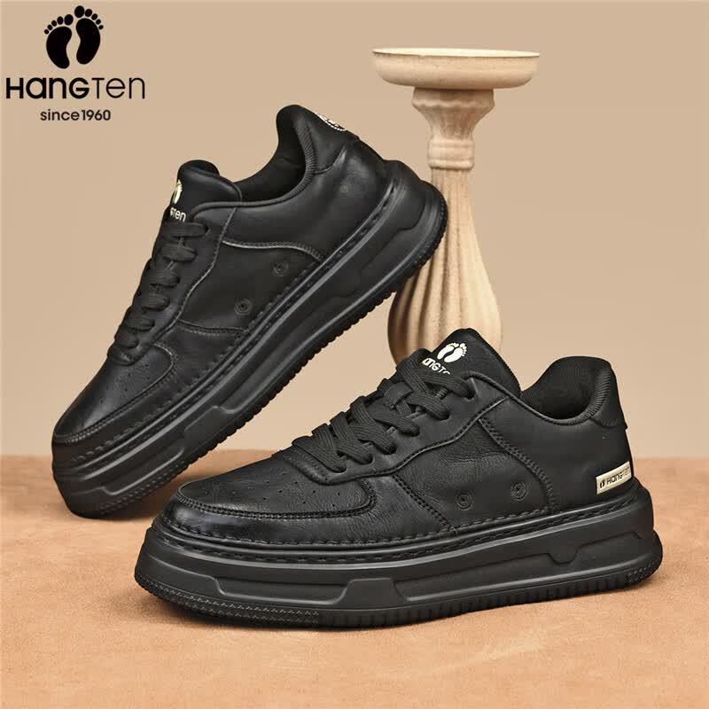 Men s Fashion Thick Sole Casual Board Shoes 42 чёрный