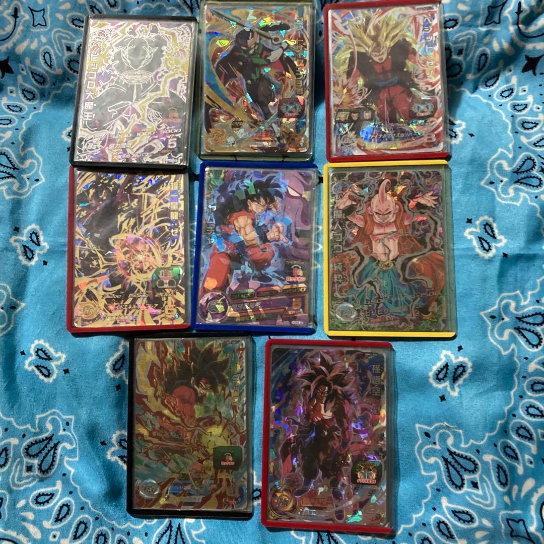 Used Dragon Ball Heroes 8 card set