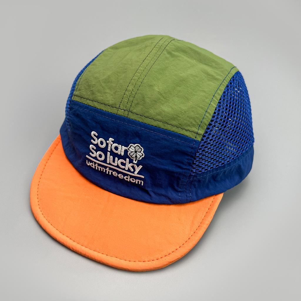 Thin Embroidered Letters Mesh Quick-Drying Color Matching Travel Baseball Hat Men'S And Women'S Sunshade Versatile Cap