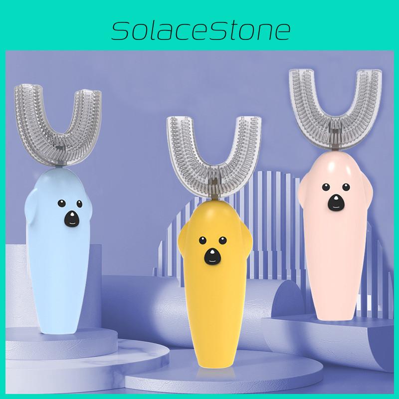 Gentle Electric Toothbrush For Kids Featuring Safe Silicone Design And Automatic Functionality