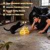 Stimulating Cat Toys 3-Level Turntable Tower With Balls Self Play Cat Toys Indoor Games For Kitten Enrichment Stimulation
