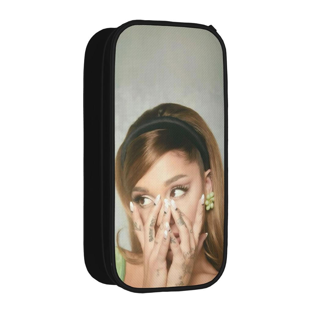 Ariana Grande New Album Petal 2026 Pencil Case Double Layer Large Capacity Office Accessories Pencil Box Gift