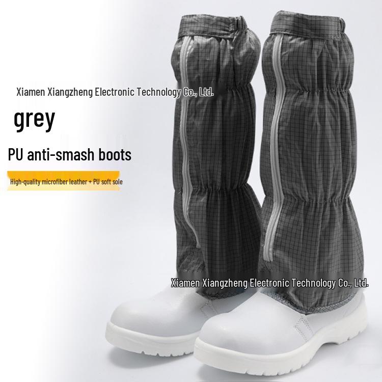 Pegasus Anti-Smash Safety Shoes, Navy Blue Mesh, Cleanroom Dust-Free, Steel Toe, Anti-Slip.