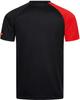 Donic Table Tennis Uniform Shirt Peak Table Tennis Approved Unisex M GL145 J.T.T.A (Japan Association) Black/Red (ABAA)