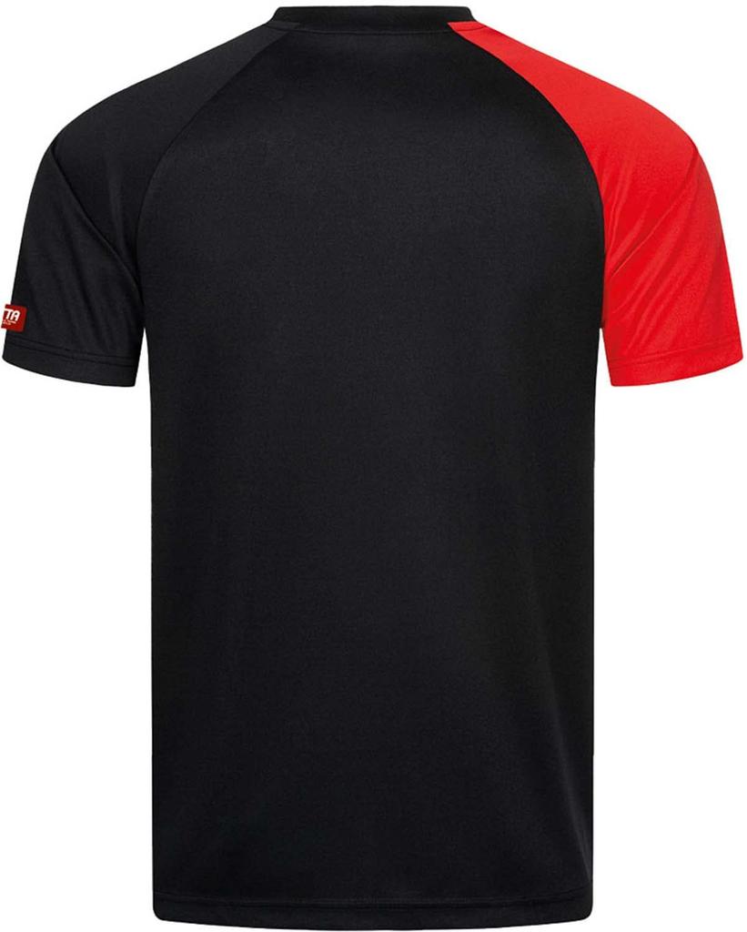 Donic Table Tennis Uniform Shirt Peak Table Tennis Approved Unisex M GL145 J.T.T.A (Japan Association) Black/Red (ABAA)