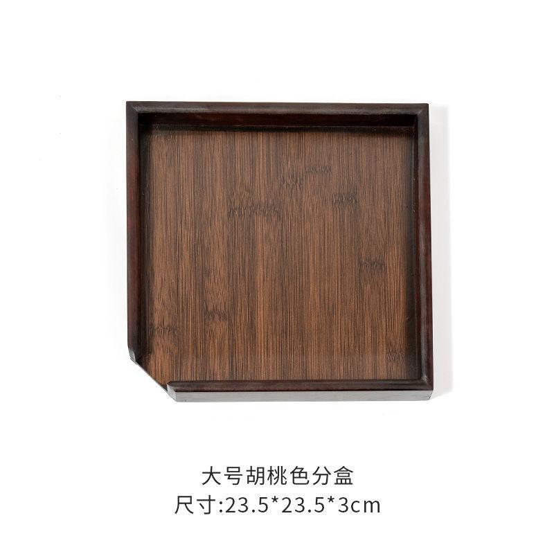 1pc Bamboo Tea Evaluation Box Knife Needle Tea Prying Tray Pu Erh Tea Distribution Tray Cake Display Tray