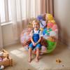 Transparenter Sitzsackbezug für Kuscheltiere, große Sofas, Aufbewahrung für Plüschtiere, Tatami-Matten für Kinder und Erwachsene (ohne Füllung)