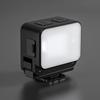 Mini LED Vloggings Light With Magnetic Mount And Waterproof Design For Action Cameras Cold Shoe Adapters 3000K 8700K Adjustable