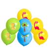 Dinosaur-Themed Birthday Party Disposable Tableware Set: Paper Plates, Cups, and Napkins for Girls