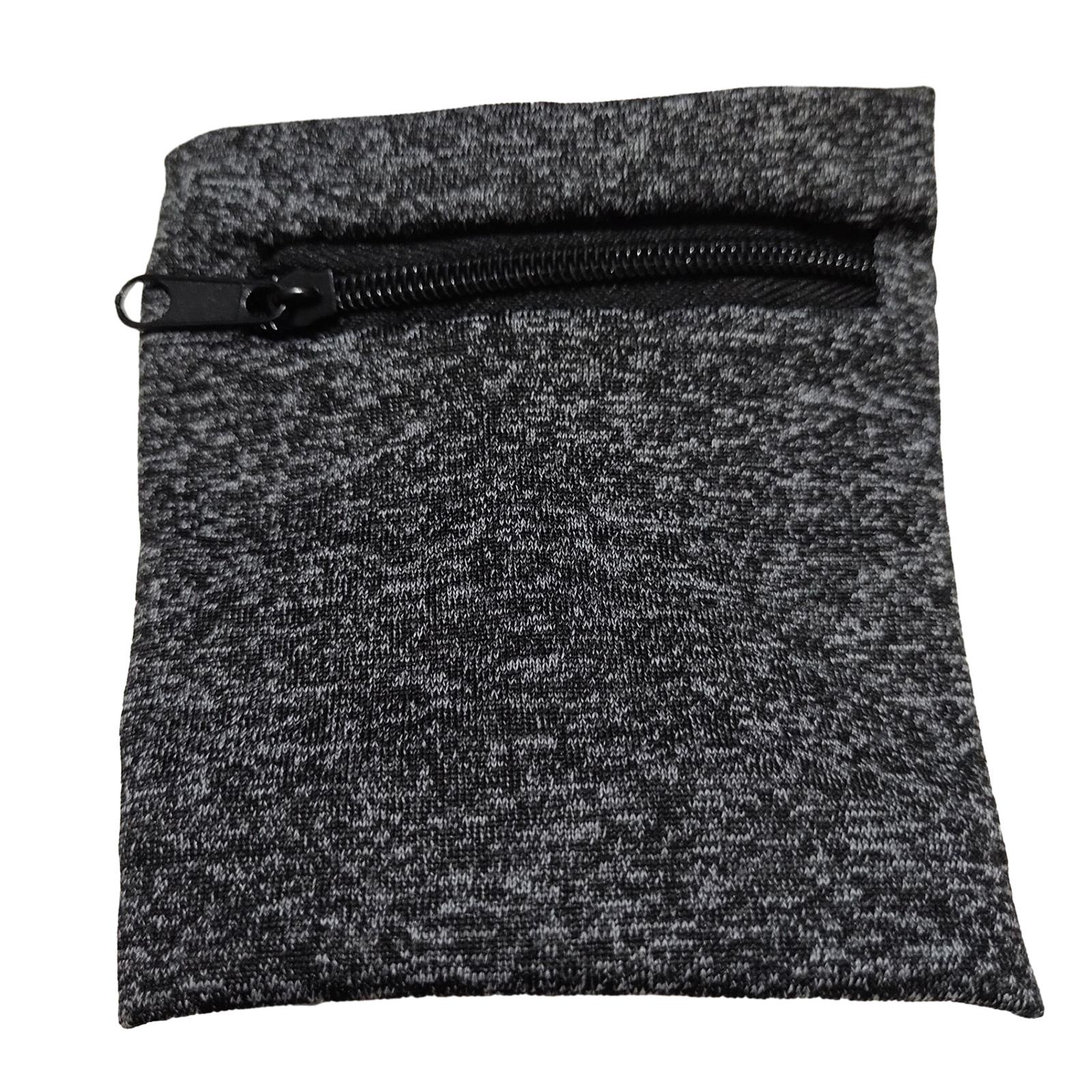 

Многофункциональная сумка на запястье для любителей приключений, на запястье с застежкой-молнией, для бега, спортзала, велоспорта, безопасный кошелек для монет темно-синий