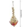 Parrot Chew Toy Natural Rattan And Pith Ball Bite-Resistant Bird Entertainment For Parrots Small Birds