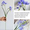 Artificial Cymbidium Orchid Flower Bendable Faux Orchid Plant for Home Office Indoor Tables Centerpieces Decoration