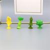 10Pcs Random Mini Suction Cup Toys Vegetables and Fruits Animal Mini Sucker Dolls Toy for Kid Boys Girls Gift