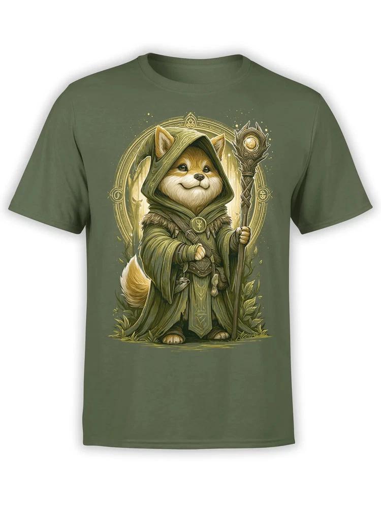 Forest Mage Shiba Inu TShirt Unisex S