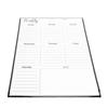 Magnet Weekly Planner Dry Erase Whiteboard Vertical To Do List Sheet for Home Office Classroom Stainless Steel Fridge