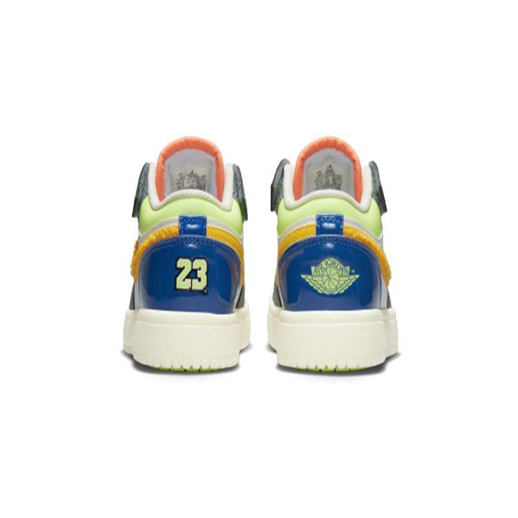 Air Jordan 1 Low ALT PS Hoops Dětské tenisky Vícebarevné Bílé Kokosové mléko FB1836-181